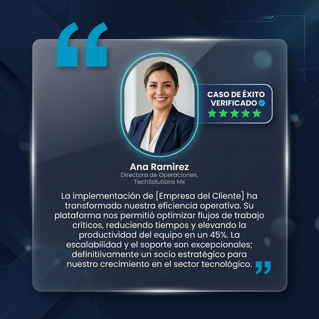 Tarjeta con testimonio de Pagatodo sobre el servicio de CIL Logistics